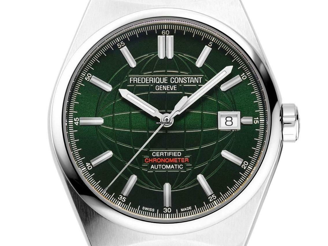  Frederique Constant Highlife Stahl Automatik Chronometer Armband Stahl 39mm Ref.FC-303G3NH6B Box&Pap. Full Set Neu 