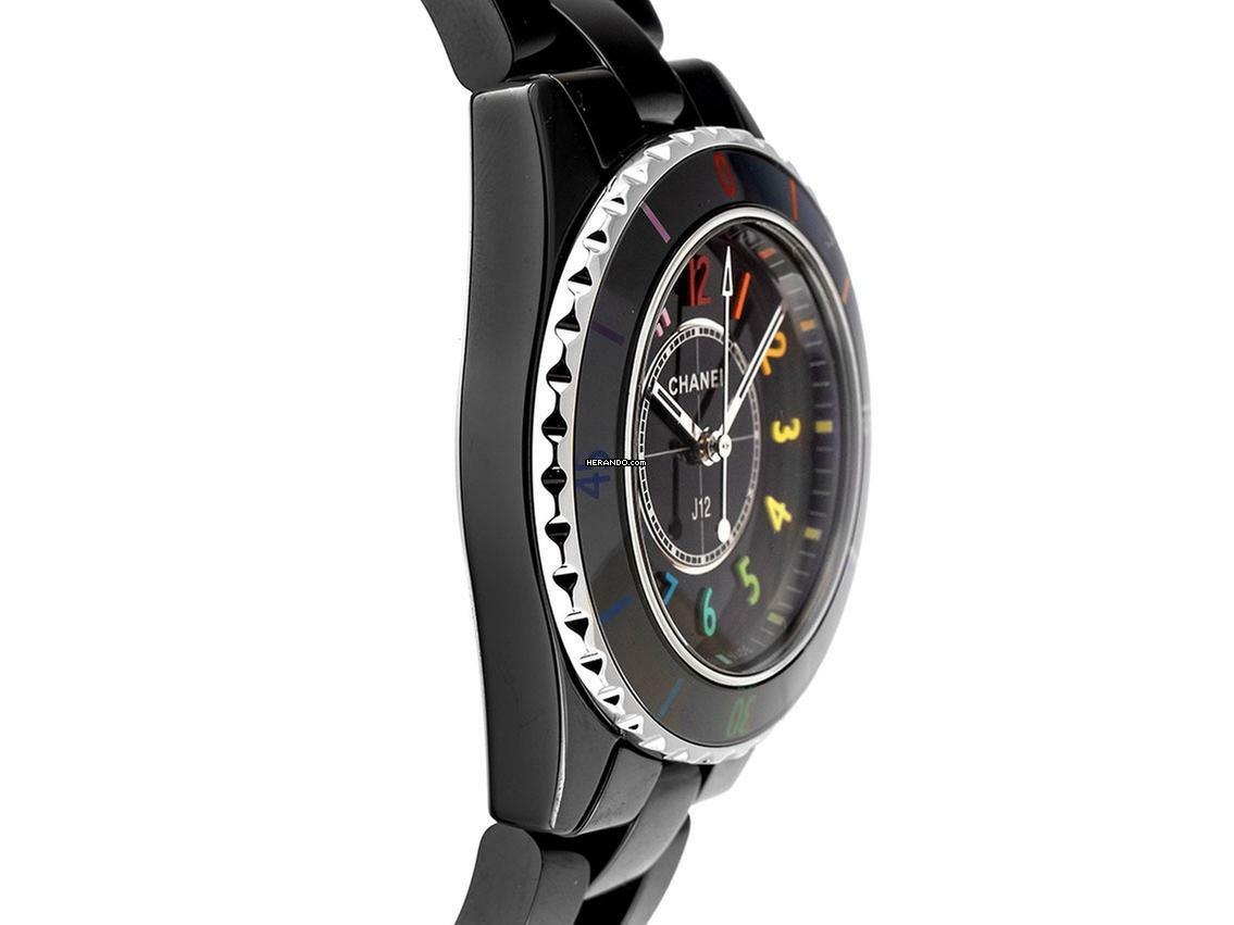 Thumbnail von Chanel J12 Keramik Black Ref.H7121 2023 Full Set Ungetragen