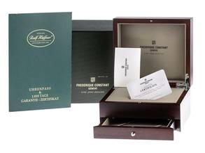 Thumbnail von Frederique Constant Manufacture Worldtimer Highlife Worldtimer Stahl Automatik Armband Krokoleder Faltschließe 41mm Ref.FC-718C4NH6 Box&Pap. Full Set Neu