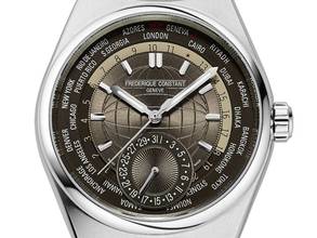 Thumbnail von Frederique Constant Manufacture Worldtimer Highlife Worldtimer Stahl Automatik Armband Krokoleder Faltschließe 41mm Ref.FC-718C4NH6 Box&Pap. Full Set Neu