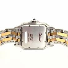 Thumbnail von Cartier Panthère Quartz 27mm 2 Row Gold 0.48TCW DIAMOND Watch </h1>