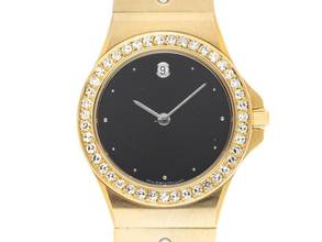 Thumbnail von Zenith Museum Pacific 18kt Gelbgold Diamanten 1980 original Box wie Neu Vintage </h1>