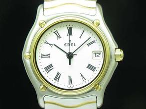 Thumbnail von Ebel Sport Classic 18kt 750 Gold / Edelstahl Damenuhr Mit Datum / Ref 1087121 </h1>