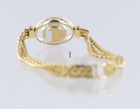 Thumbnail von Chopard Happy Diamonds Klassiker 18K Gold Lady Goldband Luxus Top