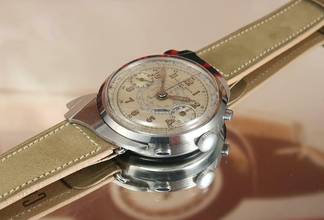 Thumbnail von Nicolet CHRONOGRAPH ART DECO DIAL & CASE RARE VINTAGE