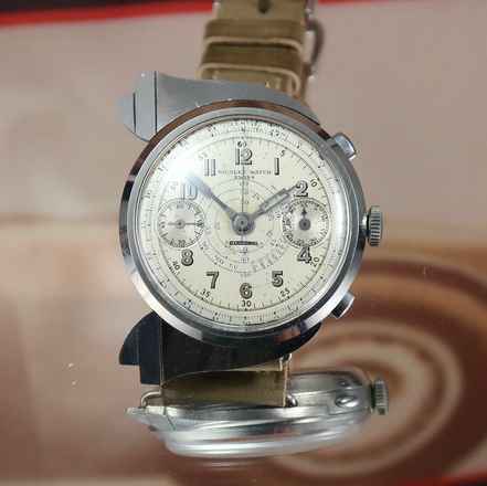  Nicolet CHRONOGRAPH ART DECO DIAL & CASE RARE VINTAGE 