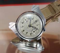 Thumbnail von Nicolet CHRONOGRAPH ART DECO DIAL & CASE RARE VINTAGE
