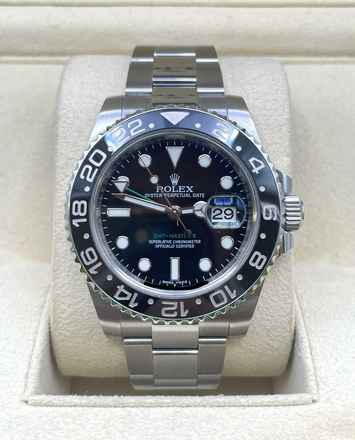  Rolex GMT-Master II Steel Black Dial 100% NEW,UNWORN with Box&Papers Full Set Year:2019 