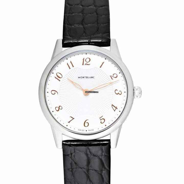  Montblanc Bohème 123867 - Bohème Quartz White Dial Stainless Steel Ladies Watch </h1> 