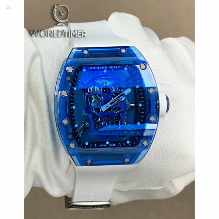 Richard Mille [NEW] RM 52-04 Blue Sapphire Skull Tourbillon