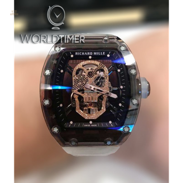 Richard Mille [NEW] RM 52-01 Sapphire Diamond Skull Tourbillon