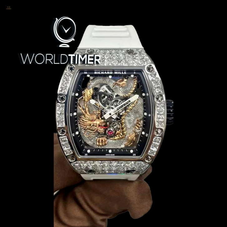 Richard Mille [NEW] RM 57-03 Sapphire Dragon Diamonds Tourbillon