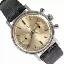 Thumbnail von Zenith Sporto chronograph caliber 136D silver dial very rare 1964's </h1>