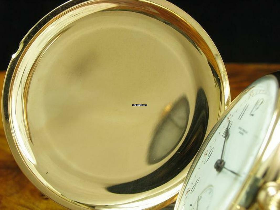 Thumbnail von Girard Perregaux 14kt 585 Gold Savonette Taschenuhr 5-minuten Repetition </h1>