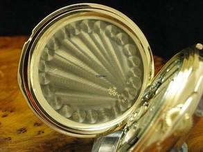 Thumbnail von Girard Perregaux 14kt 585 Gold Savonette Taschenuhr 5-minuten Repetition </h1>