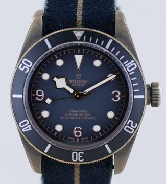  Tudor Black Bay Bronze grey Dial Top LC100 Cool 2021 B+P Textilband </h1> 