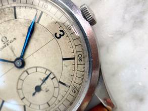 Thumbnail von Omega Classic Extremely Rare Oversize Sector Dial 37mm 26.5 sob ck895 Vintage ck 895