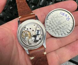 Thumbnail von Omega Classic Extremely Rare Oversize Sector Dial 37mm 26.5 sob ck895 Vintage ck 895