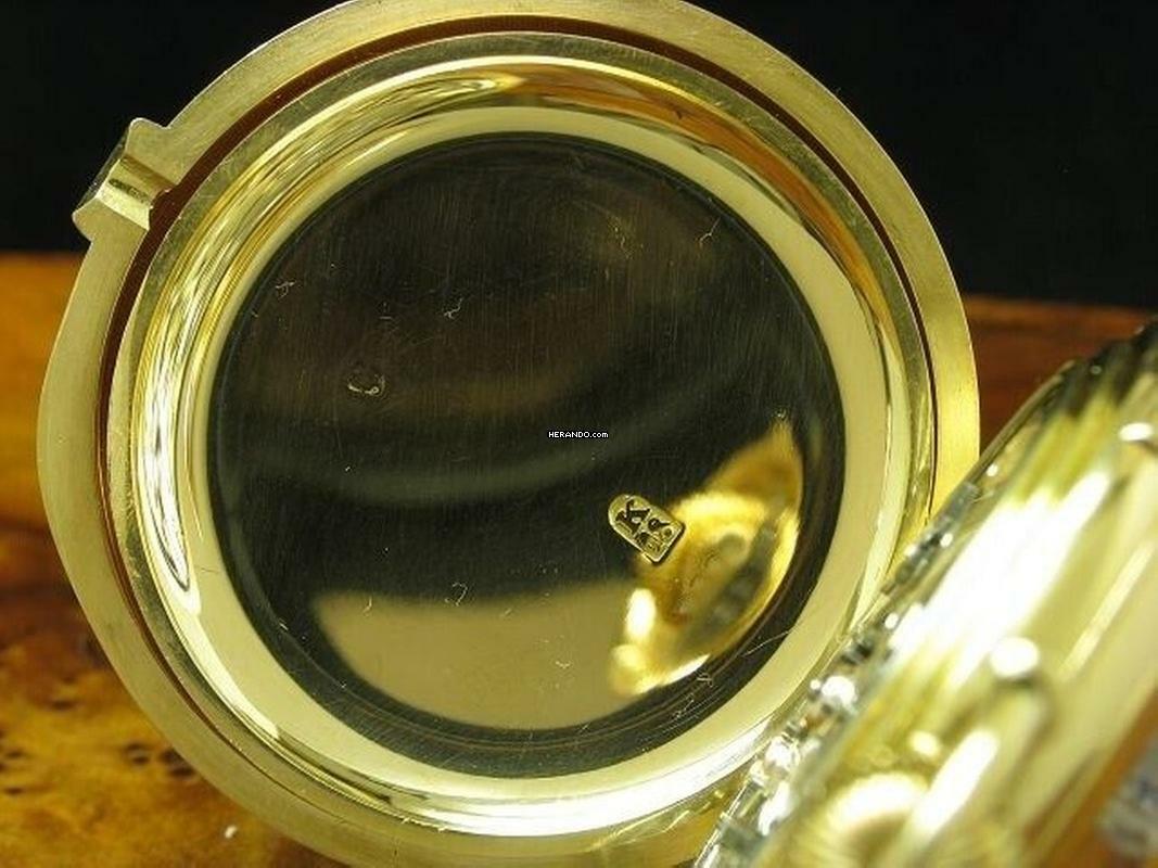 Thumbnail von Ulysse Nardin 18kt 750 Gold Savonette Taschenuhr Minuten Repetition </h1>