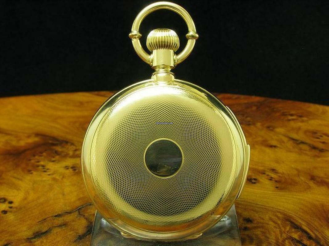 Thumbnail von Ulysse Nardin 18kt 750 Gold Savonette Taschenuhr Minuten Repetition </h1>