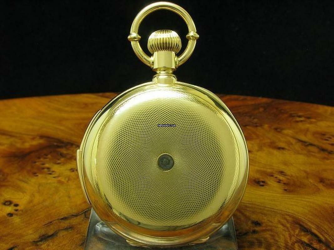 Thumbnail von Ulysse Nardin 18kt 750 Gold Savonette Taschenuhr Minuten Repetition </h1>