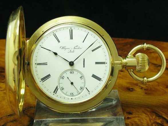  Ulysse Nardin 18kt 750 Gold Savonette Taschenuhr Minuten Repetition </h1> 