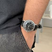 Thumbnail von Omega De Ville 101.009 chronograph caliber 320 black dial 1965’s </h1>