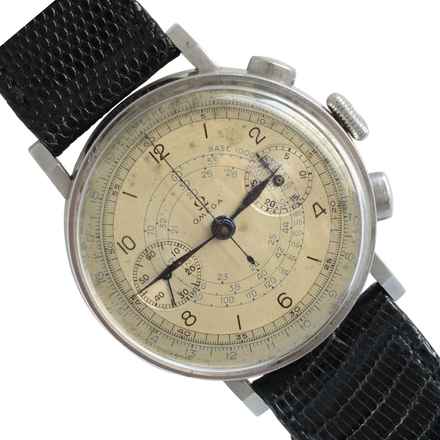  Omega Classic Chronograph CK 987 Staybrite silver dial caliber 33.3 CHRO 1941’s </h1> 