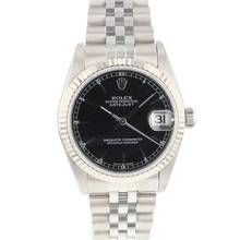 Thumbnail von Rolex Datejust 31 Midsize Jubilee Fluted Black Dial </h1>