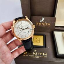 Thumbnail von Zenith Elite Dual Time Grande Class Ouro Rosé 44mm Automático Completo