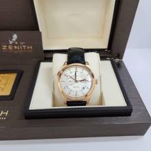 Thumbnail von Zenith Elite Dual Time Grande Class Ouro Rosé 44mm Automático Completo