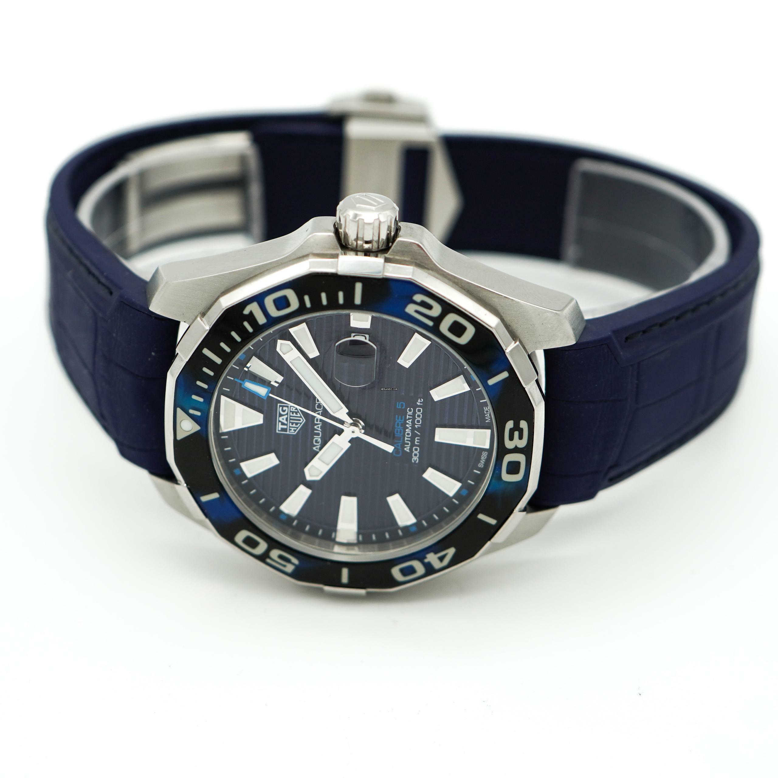 TAG Heuer Aquaracer 300M Calibre 5 Blue 43mm Automatic </h1>