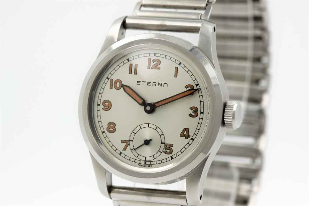  Eterna Vintage Caliber 600 approx 1930 Gay Freres Bamboo Bracelet 