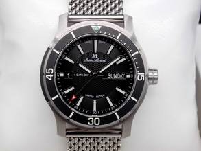 Thumbnail von Jean Marcel Splendor Automatik Limited Edition 039 / 300 Day-Date Anzeige Milanaiseband Sichtboden </h1>