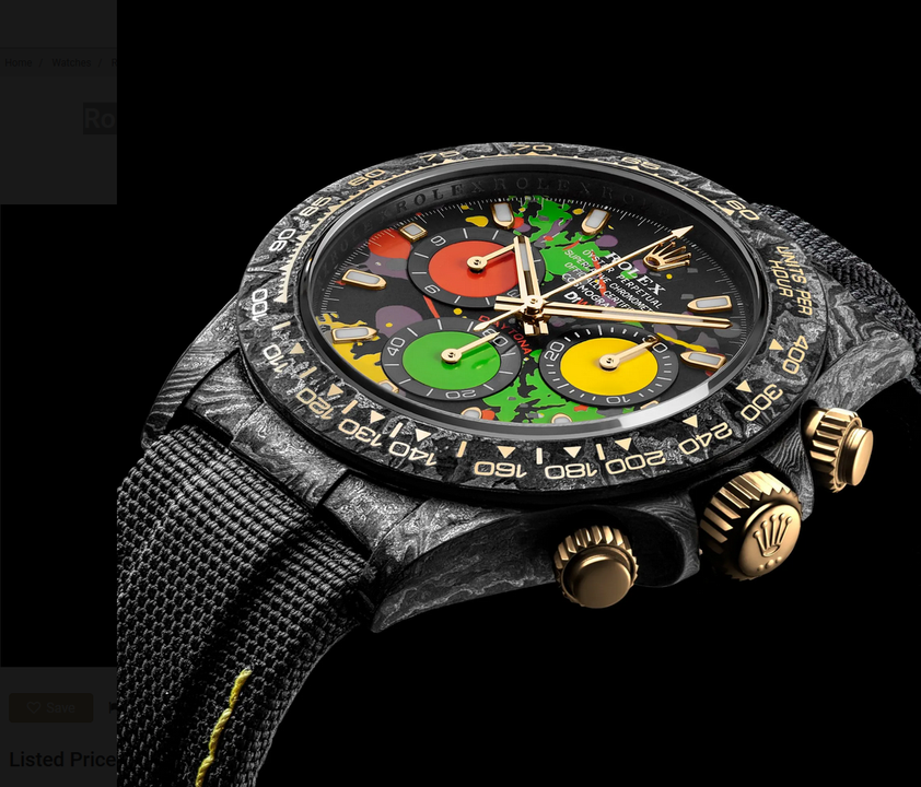 Rolex DiW Ultimate Unique MOTLEY Carbon Daytona
