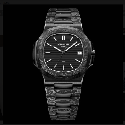 Patek Philippe DiW NTPT Carbon Nautilus 5711 "BLACK GRAIL"