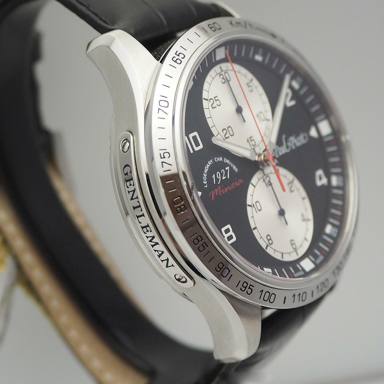 Thumbnail von Paul Picot Gentleman Chronograph Minoia Racing 1927 Limited Edition 100 NEU B + P