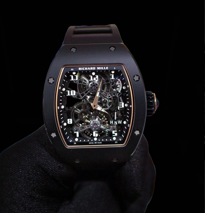 Richard Mille [NEW] RM 17-01 Tourbillon Black Ceramic Rose Gold Watch