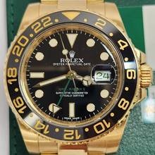 Thumbnail von Rolex GMT-Master II Yellow Gold Black Dial 40mm Completo