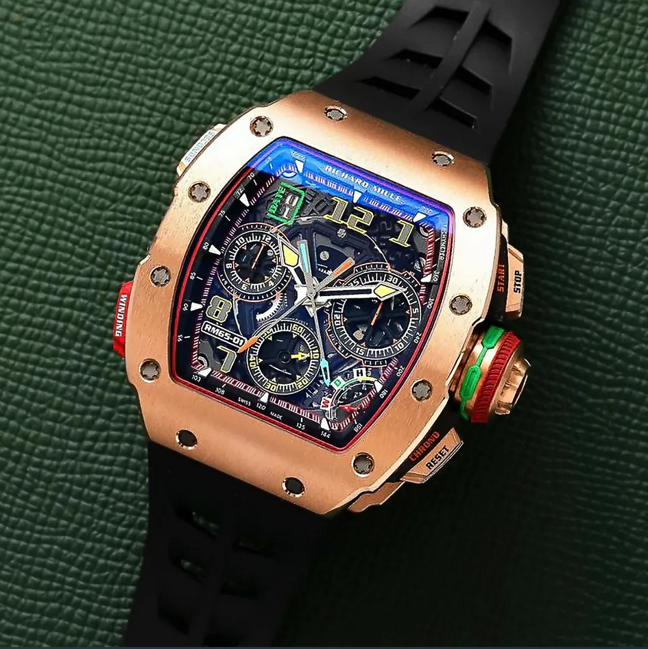 Richard Mille [NEW] RM 65-01 Rose Gold Split-Seconds Chronograph