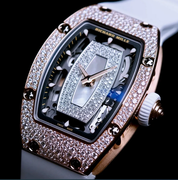 Richard Mille RM 07-01 Snow Setting Rose Gold Watch