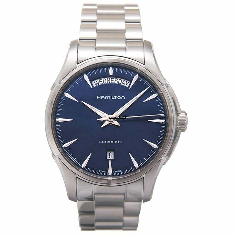 Hamilton Jazzmaster Day Date Auto H32505141 - Jazzmaster Automatic Blue Dial Stainless Steel Men's Watch </h1>