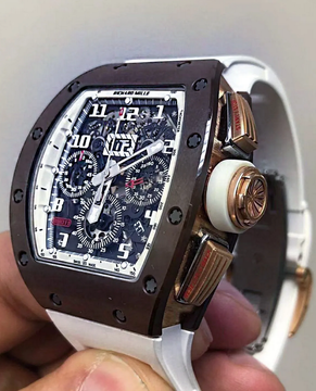 Richard Mille RM 011 Asia Boutique Brown Ceramic Limited By Milleaholic Flyback Chronograph 