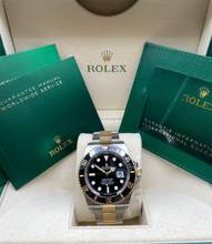 Thumbnail von Rolex Submariner Date Steel/Gold 41 Black 2022 like new FULL SET BOX&PAPERS 126613LN