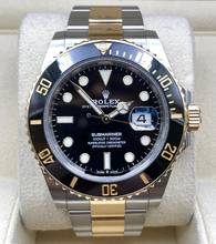 Thumbnail von Rolex Submariner Date Steel/Gold 41 Black 2022 like new FULL SET BOX&PAPERS 126613LN