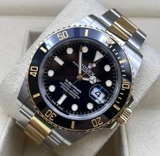 Thumbnail von Rolex Submariner Date Steel/Gold 41 Black 2022 like new FULL SET BOX&PAPERS 126613LN