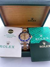Thumbnail von Rolex Submariner Date Orig. Champagne/Gold Sultan Dial with Box&Papers Top Condition </h1>