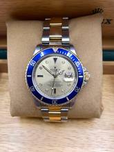Thumbnail von Rolex Submariner Date Orig. Champagne/Gold Sultan Dial with Box&Papers Top Condition </h1>