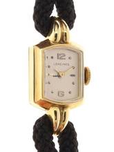 Thumbnail von Longines Ladies manual wind solid 18 k unused Gold Wristwatch