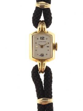  Longines Ladies manual wind solid 18 k unused Gold Wristwatch  